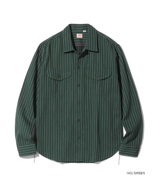 SUGAR CANE シュガーケーン【SC28652】【COKE STRIPE WORK SHIRT