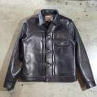 Y'2 LEATHER �磻�ġ��쥶����EB-140�ۡ�ECO HORSE 1st Type G�����ۡԥ����ۡ��� BLACK�բ�΢�� COTTON LINEN�� MADE IN JAPAN
