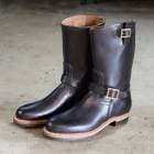 MOTOR NEW VINTAGE (⡼)#1004 ITALIAN HORSEBUTT DRESS ENGINEER BOOTS ۢBLACK 󥸥˥֡ ۡϥ MOTO LEATHER 