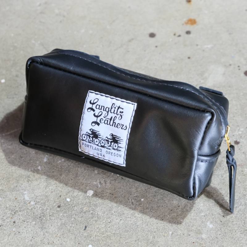 Langlitz Leathers ブラックスリングバッグ Langlitz Leathers ブラックスリングバッグ One Shoulder Bag w