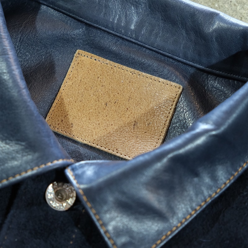 吉*釣様 廃番/moto/motor/本池秀夫/ウォッシャブルレザー/馬革/キャ