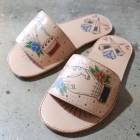 LOOSE NEEDLE Tattooing Leathers �롼���ˡ��ɥ륿�ȥ������󥰥쥶������LEATHER SLIPPERS�ۥ쥶������å�  �ܳ� ���ɥ�쥶��