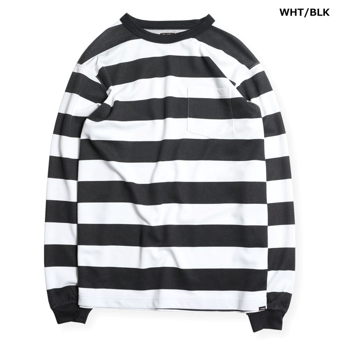 WESTRIDE ウエストライド【POWER DRY BORDER LONG TEE】パワードライ