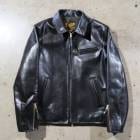 Y'2 LEATHER 磻ġ쥶PR-65ۡVINTAGE HORSE  LIGHT SINGLE RIDER'S JKTۢBLACK44XXLӥơۡ饤 󥰥饤㥱å