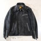 Y'2 LEATHER 磻ġ쥶TR-65ۡSTERR SUEDE SINGLE RIDERSۢBLACK44XXL䥹ƥɥ󥰥饤㥱å  