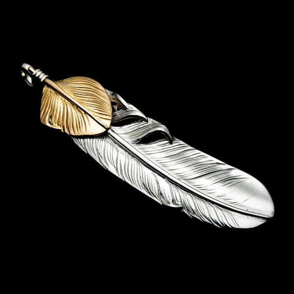 MOTOR NEW VINTAGE モーター【FT-02L】【FEATHER PENDANT (18K GOLD