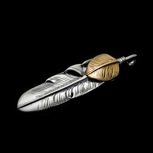 MOTOR NEW VINTAGE モーター【FT-06R】【FEATHER PENDANT (18K GOLD