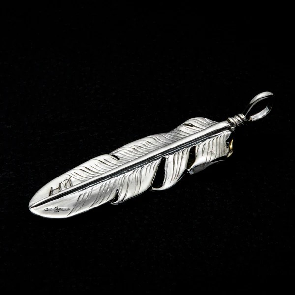 MOTOR NEW VINTAGE モーター【FT-06R】【FEATHER PENDANT (18K GOLD