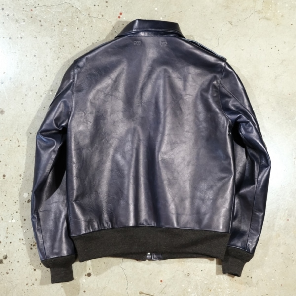 Y'2 LEATHER ワイツーレザー【A-2】【INDIGO HORSE Type A-2