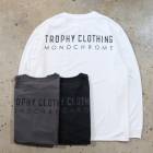 TROPHY CLOTHING �ȥ��ե������������󥰡�TRMN-201�ۡ�"MONOCHROME" Logo RD Pocket L/S Tee�ۥ�Υ�����������ݥ��å�T����� �ⵡǽ�Ǻ� MADE IN JAPAN