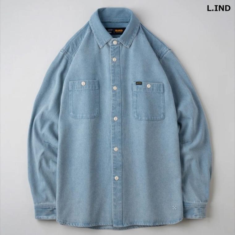 BLUCO ブルコ【145-11-001】【8oz DENIM WORK SHIRTS】デニムワーク
