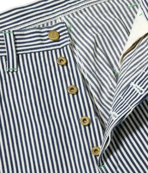 SUGAR CANE シュガーケーン【SC42496】【11oz. HICKORY STRIPE WORK