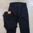 TCB jeans ティーシービージーンズ【Late S40's Jeans BKBK】大戦後期モデル ブラックデニムパンツ ジーンズ 40年代後期