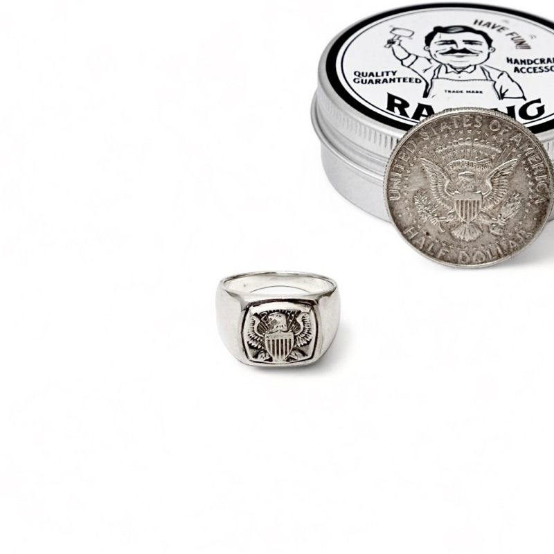RAOING ローイング【Half Dollar Signet Ring】ハーフダラーシグネット