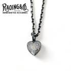 RAOING �������󥰡�Flower Heart Pendant ��Texture��ۥե��ϡ��� �ڥ����� �ϥ�ɥᥤ�� ����С� SILVER925 ��ù�