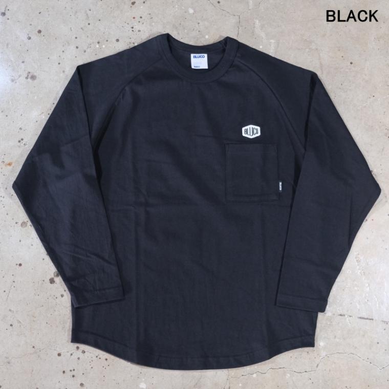 BLUCO ブルコ【151-12-009】【RAGLAN L/S TEE -HEX-】ブルコ プリント