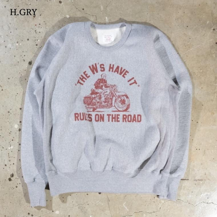 WESTRIDE ウエストライド【RW SWEAT】≪THE W'S HAVE IT≫リバース