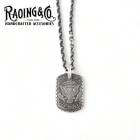 RAOING �������󥰡�Half Dollar ID Pendant ��Eagle��ۥϡ��ե��顼ID�ڥ����� �������� �ϥ�ɥᥤ�� ����С� SILVER900/925 