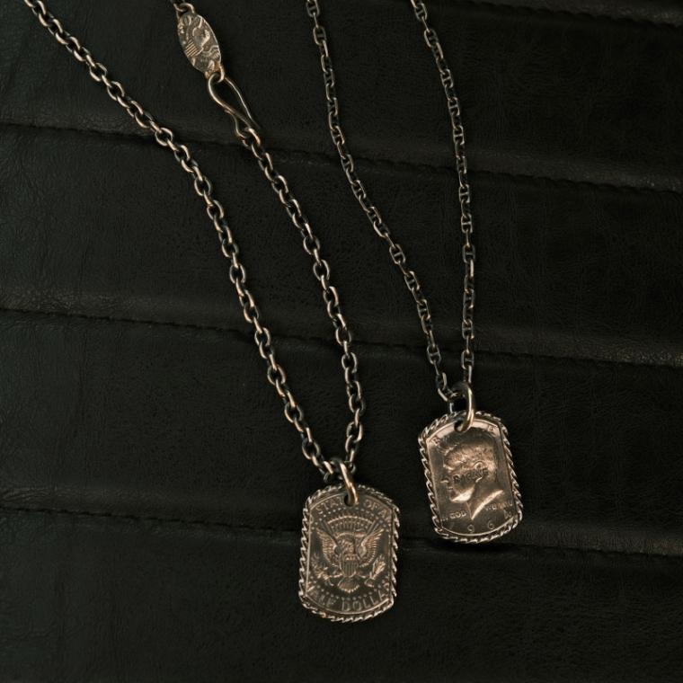 RAOING Eagle l Half Dollar チャーム RAOING ローイング【Half Dollar ID Pendant ≪Eagle≫】ハーフダラー