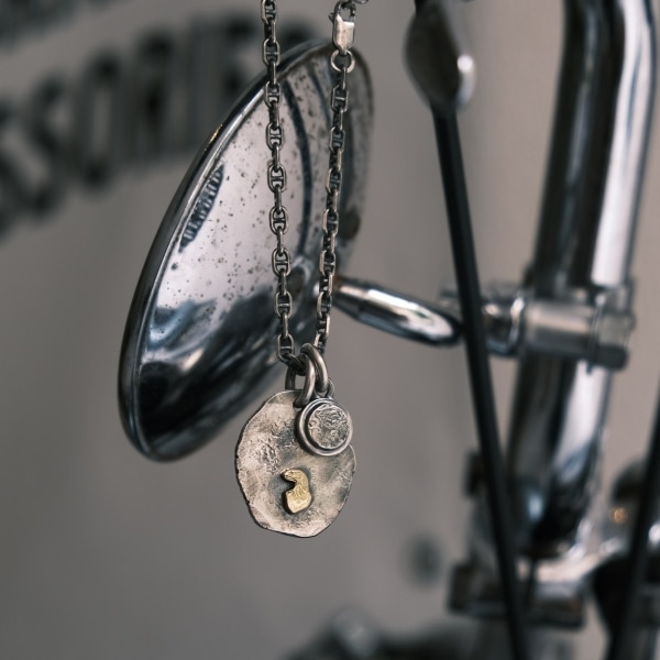 raoing ハーフダラーネックレス　Aタイプチェーン55cm RAOING ローイング【Silver925 Chain TYPE A】≪55cm