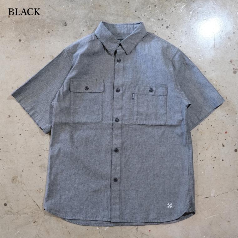 BLUCO ブルコ【153-21-005】【CHAMBRAY WORK SHIRT S/S】半袖