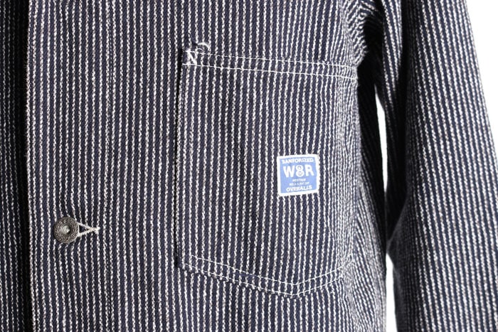 WESTRIDE ウエストライド【W&R WW2 3POCKET COVERALL】≪HICKORY≫3