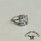 STAMP WORKS ������ץ�������SWR-002�ۡ�Sprit Ring�ۢ�Swastika�䥹�凉�ƥ������ץ�åȥ�� ���� �ϥ�ɥᥤ�� ����С� SILVER925 