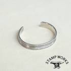 STAMP WORKS ������ץ������SWB-005�ۡ�Chisel Work Bangle�ۥ��������Х󥰥� ���������꡼ SILVER925 �ϥ�ɥᥤ��
