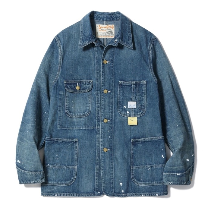 SUGAR CANE シュガーケーン【SC15708】【11oz. BLUE DENIM WORK COAT