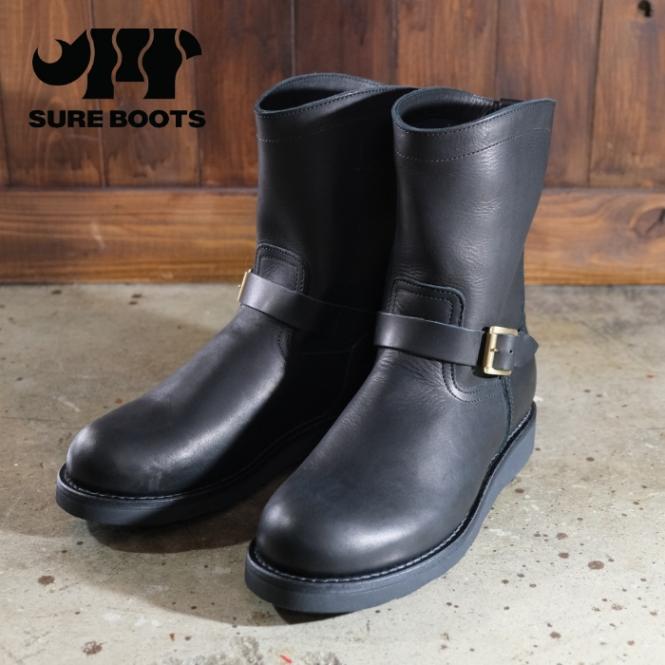 最終価格　SURE BOOTS シュアブーツ　GRIDLEグッドリー US8.5 SURE BOOTS シュアブーツ【GRIDLEY】≪OIL BLK/COW ≫ グリッドリー