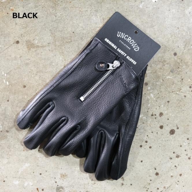 UNCROWD アンクラウド【251-66-018】【DEERSKIN ZIPPER GLOVE】ディア