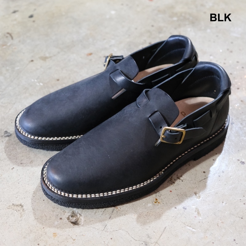 サンマルコ　ベルトーネ　サドル　レア　ノースリップ　刺繍入り MOTO LEATHER モトレザー【#7073 ITALIAN COW BELT SLIPON】 ベルト