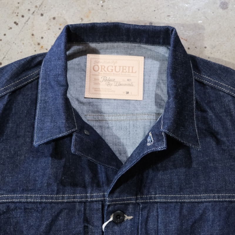 オルゲイユ デニムジャケット 46 オルゲイユテーラーデニムZIPジャケット オルゲイユ デニムジャケット 46