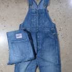TCB jeans ティーシービージーンズ【Boss of the Old Cat Overall】デニムオーバーオール ユーズド加工 ローバック コットン100% 日本製