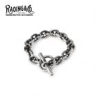 RAOING 󥰡3MM Chain Braceletۢ22cm 3mm֥쥹å ϥɥᥤ С SILVER925