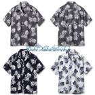 DUKE KAHANAMOKU �ǥ塼�����ϥʥ⥯��DK36201�ۡ�SPECIAL EDITION ��DUKE'S PINEAPPLE�� (SHORT SLEEVE) �� �ѥ��ʥåץ� �ϥ磻���� �����ϥ���� RAYON100%
