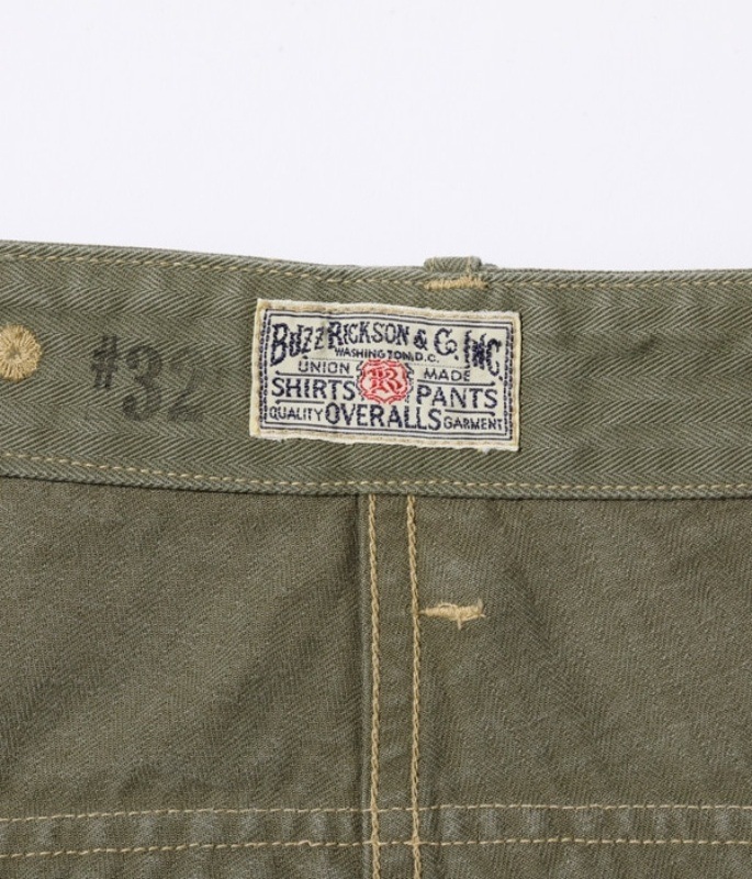 バズリクソンズ　モンキーショートパンツ バズリクソンズ ヘリンボーン モンキーパンツ ショートパンツ L