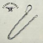 STAMP WORKS ������ץ������SWWC-003�ۡ�Rope Wallet Chain�ۢ�SILVER������ץ�����åȥ������� SILVER �������� ��45cm