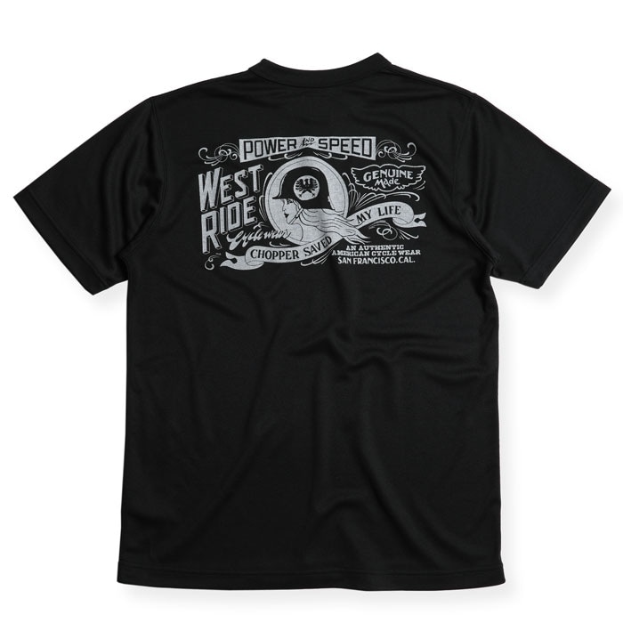 WESTRIDE ウエストライド【POWER DRY TEE-2】≪AND SPEED≫ パワー