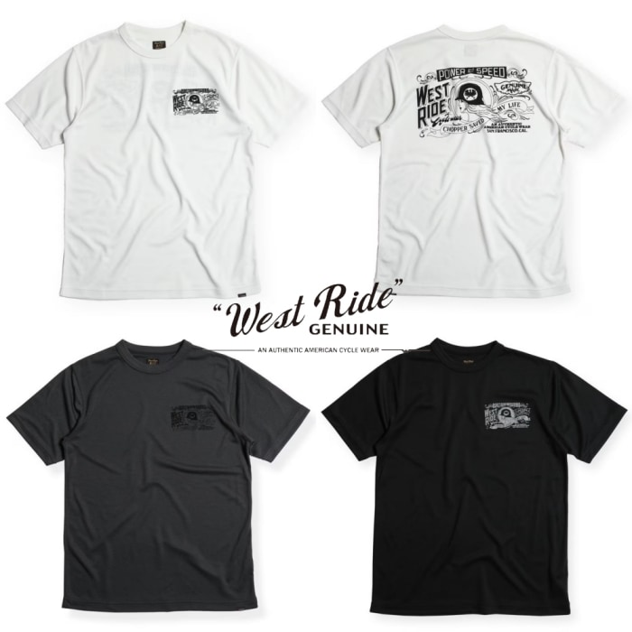 WESTRIDE ウエストライド【POWER DRY TEE-2】≪AND SPEED≫ パワー