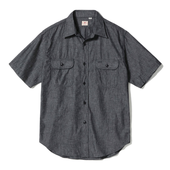 その他 Chan SUGAR CANE シュガーケーン 【SC39307】【BLACK CHAMBRAY S/S