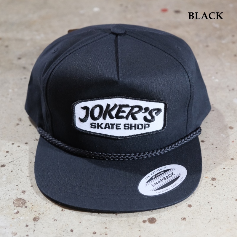 JOKERS SKATE SHOP【CLASSIC LOGO PATCH ROPE SNAPBACK】ジョーカーズ