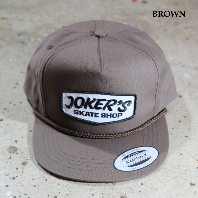 JOKERS SKATE SHOP【CLASSIC LOGO PATCH ROPE SNAPBACK】ジョーカーズ