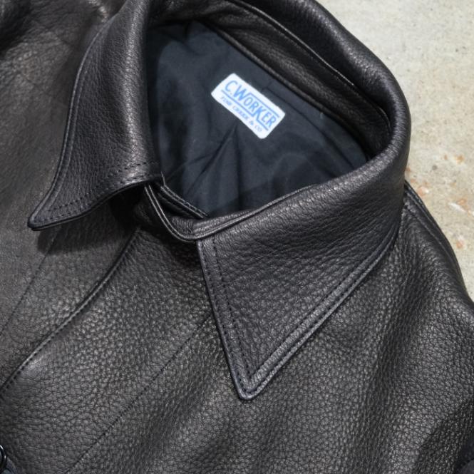 CWORKS シーワークス 【CWJK026】【Load】レザーカバーオール ディア