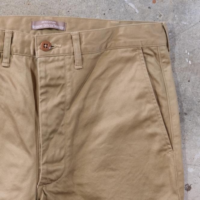 WORKERS ワーカーズ【Officer Trousers Regular】≪10oz USMC Khaki