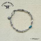 STAMP WORKS ������ץ������SWB-008195�ۡ�Beads Bracelet�ۢ�195������ӡ����֥쥹��å� ���������� ���������꡼ SILVER925 �ϥ�ɥᥤ��