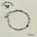 STAMP WORKS ������ץ������SWB-008225�ۡ�Beads Bracelet�ۢ�225������ӡ����֥쥹��å� ���������� ���������꡼ SILVER925 �ϥ�ɥᥤ��