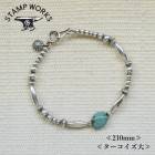 STAMP WORKS ������ץ������SWB-008210L�ۡ�Beads Bracelet�ۢ㥿������������210������ӡ����֥쥹��å� ���������꡼ SILVER925 �ϥ�ɥᥤ��