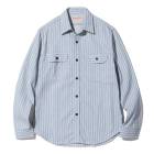 SUGAR CANE シュガーケーン【SC29146】【DOBBY STRIPE WORK SHIRT (LONG SLEEVE) 】 ドビーストライプワークシャツ 長袖シャツ 日本製 COTTON100%