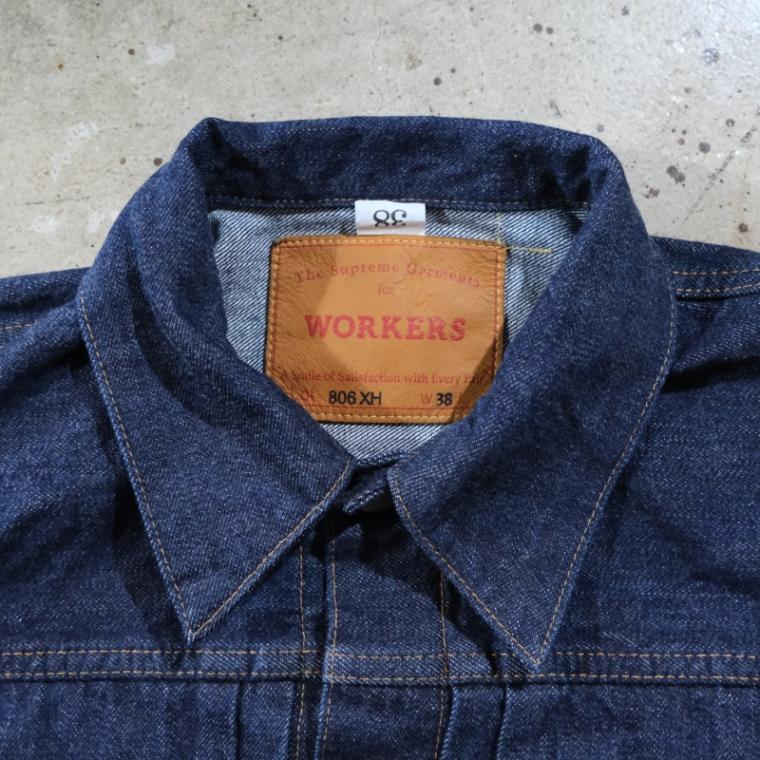 WORKERS ワーカーズ【Lot 806 XH】デニムジャケット Gジャン 1st
